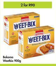 Game Bokomo Weetbix-For 2 x 900g offer