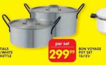 Shoprite Bon Voyage Pot Set 13L / 21L offer