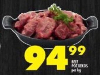 Shoprite Beef Potjiekos per kg offer