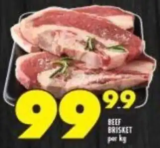 Shoprite Beef Brisket per kg offer