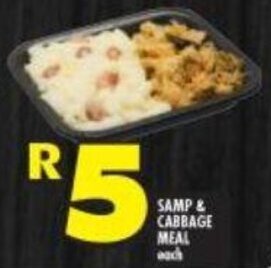 Shoprite Samp & Cabbage Meal offer