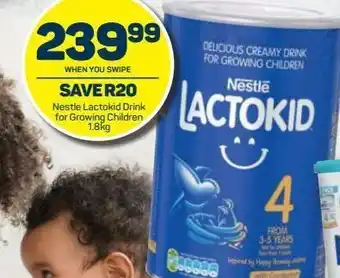 Pick n Pay Nestle lactokid drink for growing childern offer