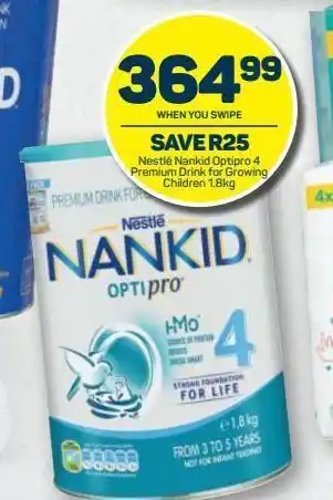 Pick n Pay Nestle nankid optipro 4 premium drink for growing childern offer