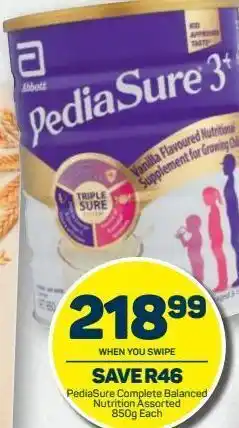 Pick n Pay Pedia sure complete balanced nutrition assorted offer