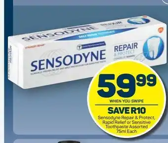 Pick n Pay Sensodyne repair & protect, rapid offer