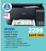Game Epson eco tank 3 in 1 colour printer l3110/l3111 offer