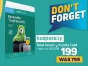 Kaspersky total security bundle card