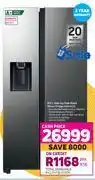 Game Samsung 617 l side by side black mirror fridge rs64r53 offer