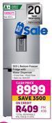 Game Samsung 303 l bottom freezer fridge with water dispenser offer