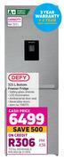 Game Defy 323 l bottom freezer fridge offer