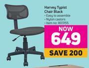Game Harvey typist chair black offer