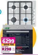 Defy gas hob and electric oven box set