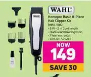 Game Wahl homepro basic 8 piece hair clipper kit 9155-1116 offer