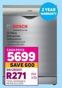 Game Bosch 12 place dishwasher sms24ai01z offer
