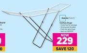 Game Mainstays clothes dryer offer