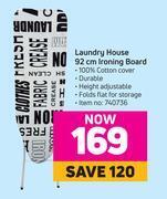 Game Laundry house 92cm ironing board offer