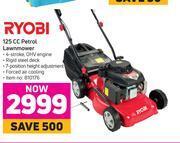 Game Ryobi 125cc petrol lawnmower offer