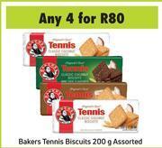Game Bakers tennis biscuits assorted-for any 4 x 200g offer