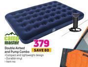Game Campmaster double airbed & pump combo offer