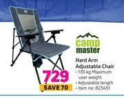 Game Campmaster hard arm adjustable chair offer