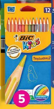 Game Bic Evolution Colouring Pencils 12 Pack offer