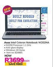 Game Asus Intel Celeron Notebook W202NA offer
