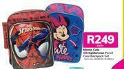 Game Minnie Cute Or Spiderman Pencil Case Backpack Set-Each offer