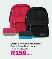 Game Quest Savetime Assorted & Pencil Case Backpack-Each offer