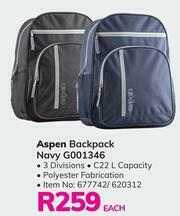 Game Aspen Backpack (Navy) G001346-Each offer