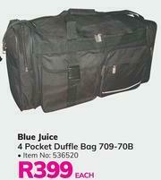 Game Blue Juice 4 Pocket Duffle Bag 709-70B offer