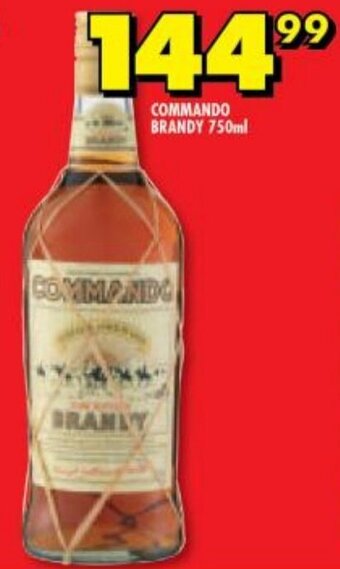 Shoprite Liquor Commando Brandy 750ml offer