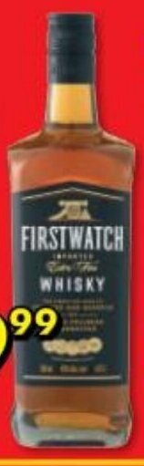 Shoprite Liquor Firstwatch Imported Whisky 750ml offer