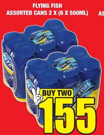 Boxer Liquors Flying Fish Assorted Cans 2 x 6 x 500ml offer