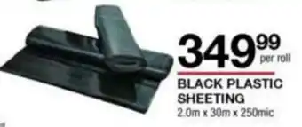 Build It Black Plastic Sheeting offer