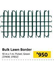 Builders Warehouse Bulk Lawn Border 10m x 1m offer