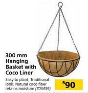 300mm Hanging Basket With Coco Liner