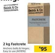 Builders Warehouse Smith & Co 2kg Fastcrete offer