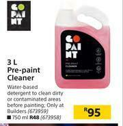 Builders Warehouse Go Paint 3Ltr Pre-Paint Cleaner offer
