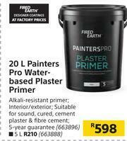 Builders Warehouse Fired Earth 20Ltr Painters Pro Water Based Plaster Primer offer