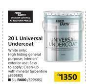 Builders Warehouse Fired Earth 20Ltr Universal Undercoat offer