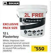 Builders Warehouse A.Shak 12Ltr Plasterkey offer