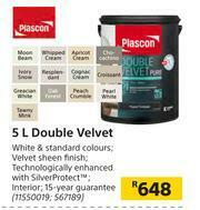 Builders Warehouse Plascon 5Ltr Double Velvet offer