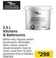 Builders Warehouse Fired Earth 2.5Ltr Kitchens & Bathrooms offer