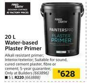 Builders Warehouse Fired Earth 20Ltr Water Based Plaster Primer offer