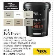 Builders Warehouse Fired Earth 20Ltr Soft Sheen offer
