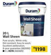 Builders Warehouse Duram 20Ltr Wall Sheen offer
