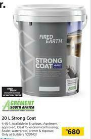 Builders Warehouse Fired Earth 20Ltr Strong Coat offer