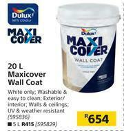 Dulux 20Ltr Maxicover Wall Coat