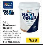 Builders Warehouse Dulux 20Ltr Maxicover Nukote offer