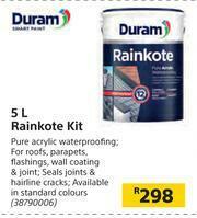 Builders Warehouse Duram 5Ltr Rainkote Kit offer